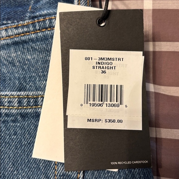 BNWT men’s Levi & RE/DONE straight upcycled vintage jeans - Picture 5 of 12